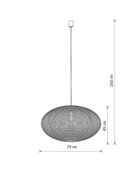 Подвесная люстра Nowodvorski Rattan L Wood 11155-foto4