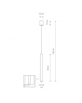 Потолочная люстра Nowodvorski Laser 490 10453-foto2