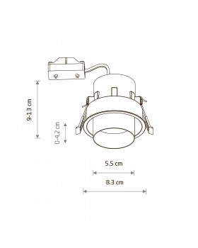 Спот встраиваемый Nowodvorski Mono Slide 10797-foto3