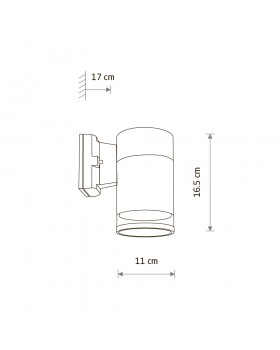 Уличный настенный светильник Nowodvorski Rock Pro 10686-foto10