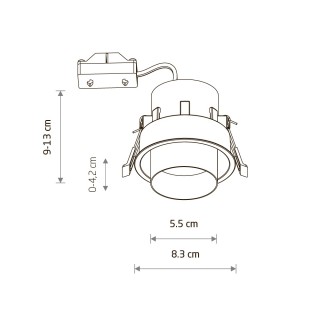 Спот встраиваемый Nowodvorski Mono Slide 10801-foto3