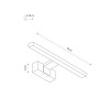 Подсветка для зеркал Nowodvorski Cezanne Led S 10683