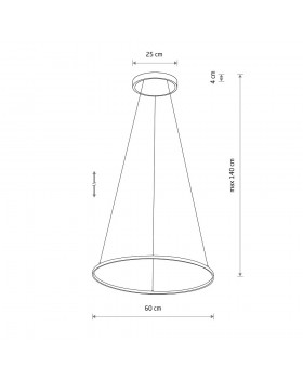 Подвесная люстра Nowodvorski Circolo Led M 10812-foto10