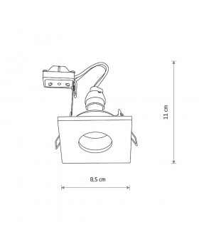 Встраиваемый светильник Nowodvorski Bahia Brass 10712-foto6