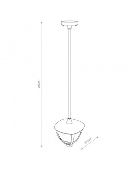 Уличный подвесной светильник Nowodvorski Amelia 10496-foto2