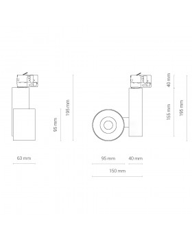 Трековый светильник Nowodvorski Nea Led 8754-foto8
