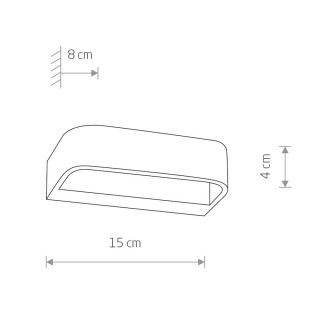 Настенный светильник Nowodvorski Gess Led 6912-foto2