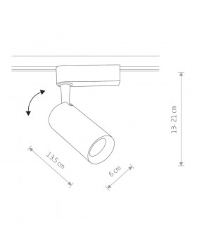 Трековый светильник Nowodvorski Profile Iris 9006-foto2