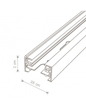 Шинопровод двухфазный Nowodvorski Profile 9450-foto2