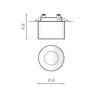 Встраиваемый светильник Azzardo Gelo AZ3539-foto3