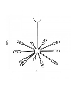 Подвесная люстра Azzardo Orbit AZ1658-foto2