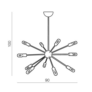 Подвесная люстра Azzardo Orbit AZ1658-foto2