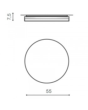 Накладной светильник Azzardo Sona 55 CCT AZ2763-foto3