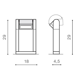 Уличный светильник Azzardo Frame spike AZ4307-foto4