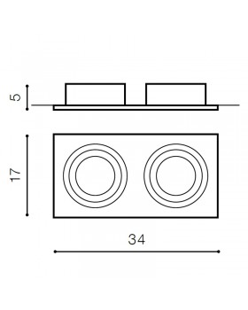 Встраиваемый светильник Azzardo Siro 2 AZ2806-foto3