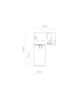 Адаптер для трековой системы светильников Nowodvorski Cameleon 8282-foto2