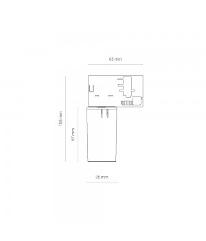 Адаптер для трековой системы светильников Nowodvorski Cameleon 8282-foto2