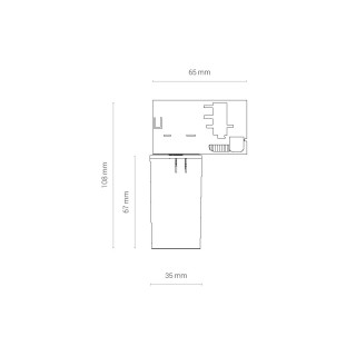 Адаптер для трековой системы светильников Nowodvorski Cameleon 8282-foto2