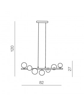 Подвесная люстра Azzardo Sybilla 7 pendant AZ4409-foto4