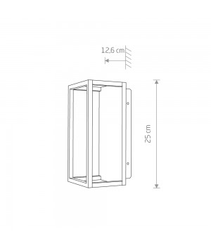 Уличный настенный светодиодный светильник Nowodvorski Symmetry Led 8176-foto2