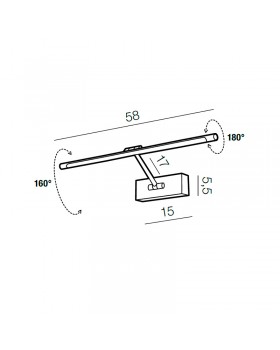 Подсветка для картин Azzardo Davinci 58 AZ2655-foto3