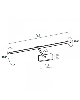 Подсветка для картин Azzardo Davinci 90 AZ2661-foto3