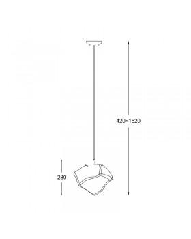 Подвесной светильник Zumaline ROCK P0488-01A-F4AC-foto3