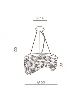 Подвесная люстра Azzardo Carmen AZ1284-foto2