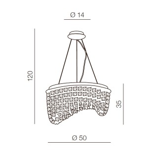 Подвесная люстра Azzardo Carmen AZ1284-foto2