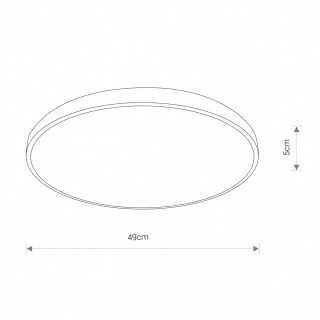 Потолочный cветильник Nowodvorski Agnes Round Led 8205-foto2