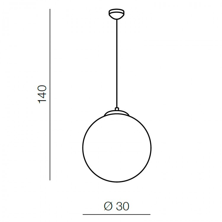 Подвесная люстра Azzardo White ball 30 AZ2516