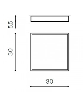 Накладной светильник Azzardo Monza II S 30 AZ3687-foto4