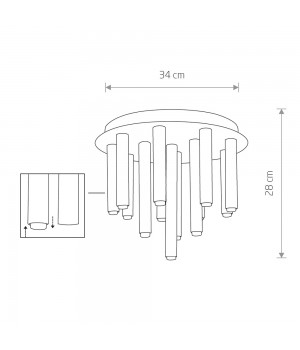 Потолочная люстра Nowodvorski Stalactite 9054-foto8