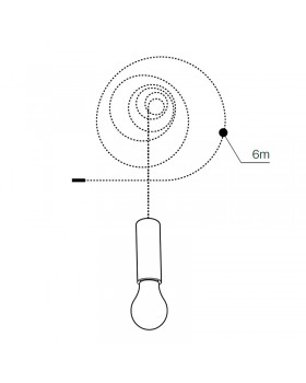 Патрон со шнуром для подвесного светильника Azzardo Ziko AZ3113-foto3