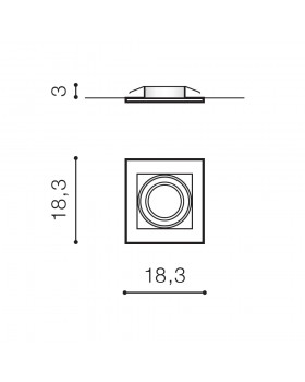 Встраиваемый светильник Azzardo Verdi AZ3527-foto2