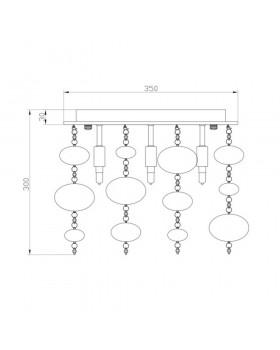 Потолочная люстра Zumaline ELLI RLX92175-5-foto2