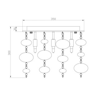Потолочная люстра Zumaline ELLI RLX92175-5-foto2
