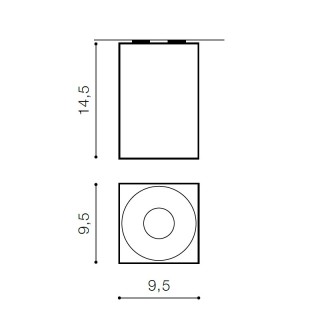 Накладной светильник Azzardo Hugo AZ0827-foto2