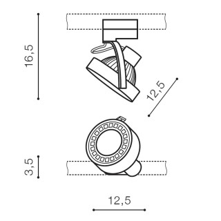 Трековый светильник Azzardo Jerry Track 1 AZ4666-foto4