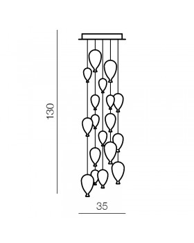 Потолочная люстра Azzardo Balloon AZ2164-foto2