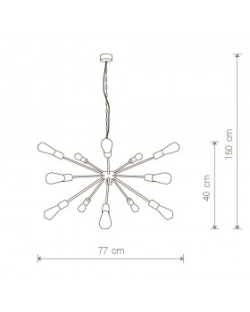 Подвесная люстра Nowodvorski Rod 9733-foto2