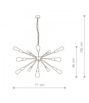 Подвесная люстра Nowodvorski Rod 9733-foto2