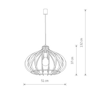 Подвесной светильник Nowodvorski Ika D 4174-foto7