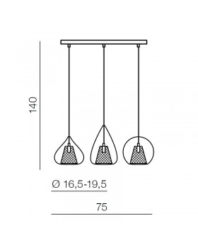 Подвесной светильник Azzardo Gordon mix line AZ2168-foto3