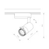 Трековый светильник Nowodvorski Profile Zoom Led 7624