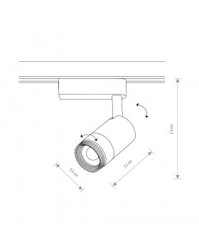 Трековый светильник Nowodvorski Profile Zoom Led 7624-foto10