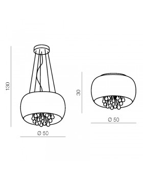 Подвесная люстра Azzardo Buzz AZ1646-foto4