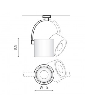 Накладной светильник Azzardo Costa Arm AZ2702-foto4