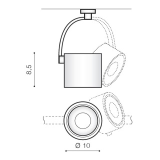 Накладной светильник Azzardo Costa Arm AZ2702-foto4