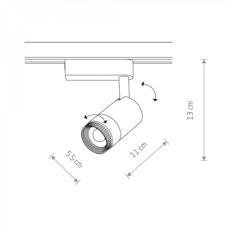 Трековый светильник Nowodvorski Profile Zoom Led 7625